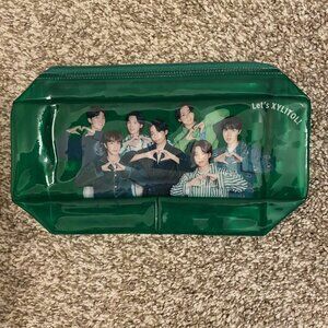 BTS Official Stationery Storage Bag / Pencil Case Bangtan Sonyeon Basses Kpop